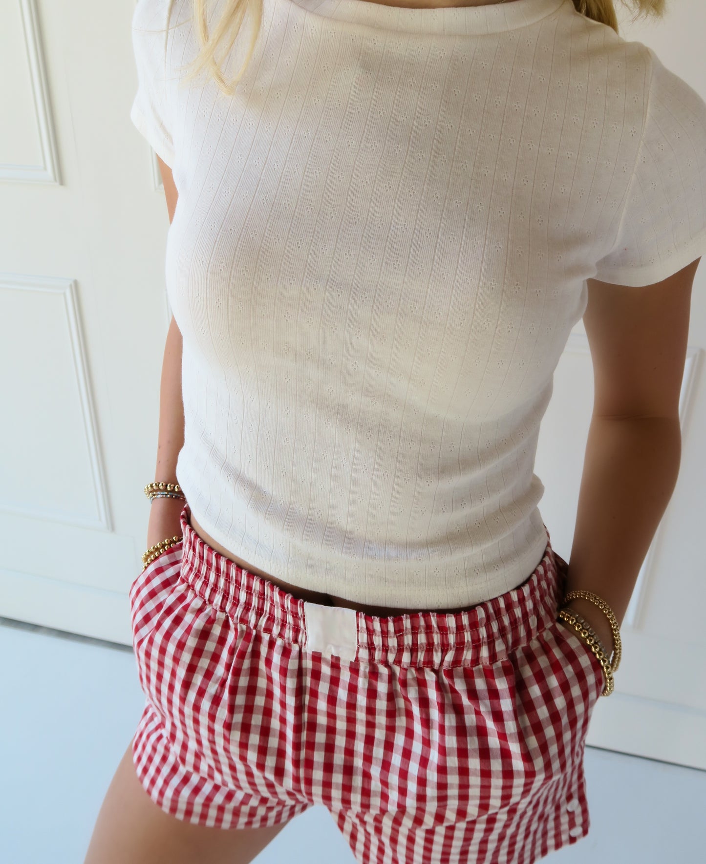 GINGHAM BOXER SHORT